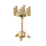 Κηροπήγιο Μπρούτζινο Επτάκερο Στρογγυλό