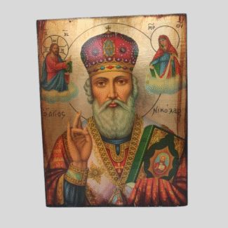 Εικόνα Χειροποίητη "Άγιος Νικόλαος"
