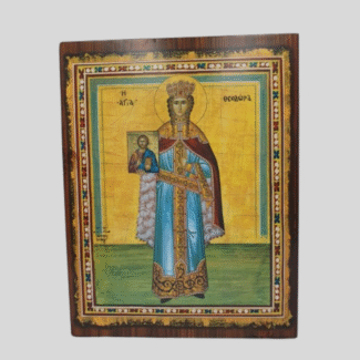 Εικόνα Ξύλινη Αγία Θεοδώρα