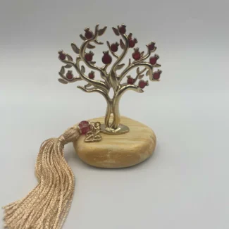 Επιτραπέζιο Γούρι Ροδιά με Σμάλτο με Φούντα