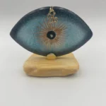 Επιτραπέζιο Γούρι Μάτι Μπλε σε Πέτρα