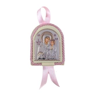 Εικόνα Κούνιας Οβάλ Παναγία Γιάτρισσα