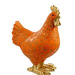 Πολυεστερικός Κόκορας Πορτοκαλί με Χρυσό
