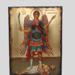 Εικόνα Χειροποίητη "Αρχάγγελος Μιχαήλ Πανορμίτης"